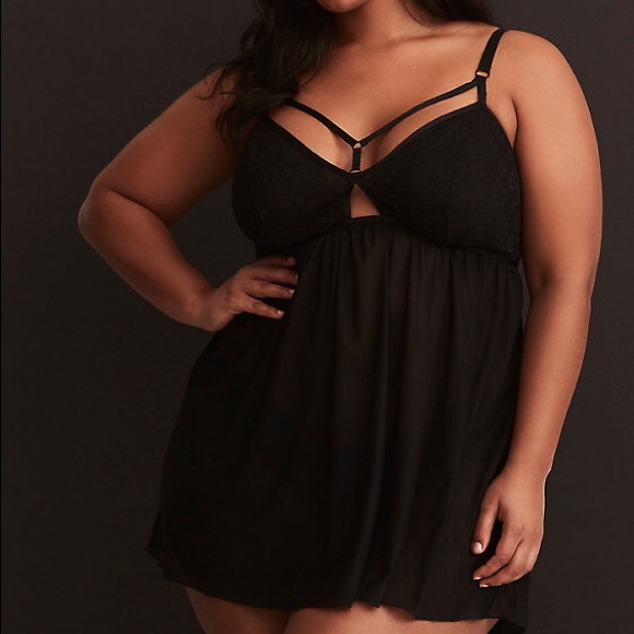 torrid Other - NWT Torrid Strappy Lace Babydoll Lingerie 5X